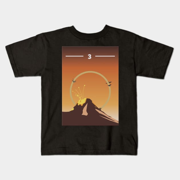 Minimalist Return of the King Poster Kids T-Shirt by Walford-Designs